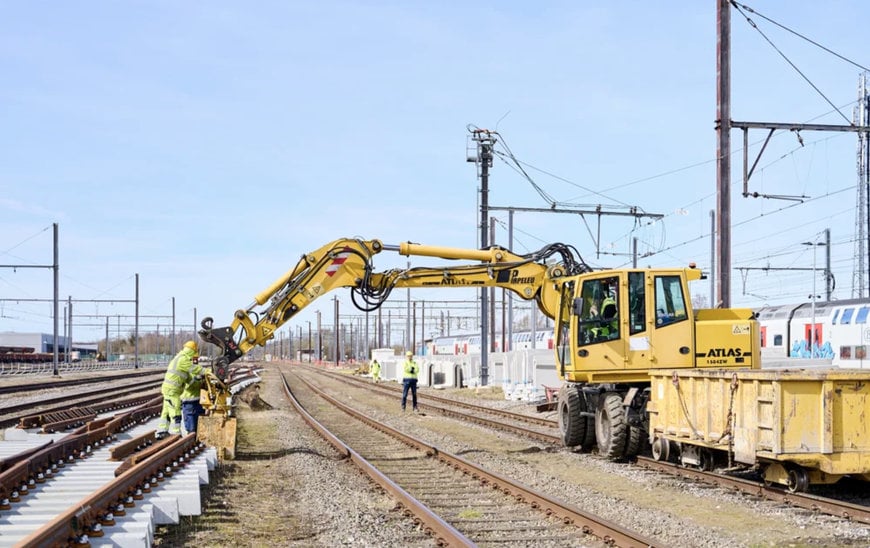 MÉGA-CHANTIER À LUTTRE: L’INFRASTRUCTURE FERROVIAIRE FAIT PEAU NEUVE JUSQU’EN 2027